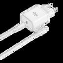 Chargeur secteur USB-C 25W avec câble USB-C – CONNECT Blanc - Variante 1