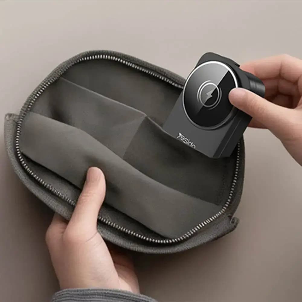 Support de Charge Sans Fil pour Smartphone Yesido 3 en 1 Noir