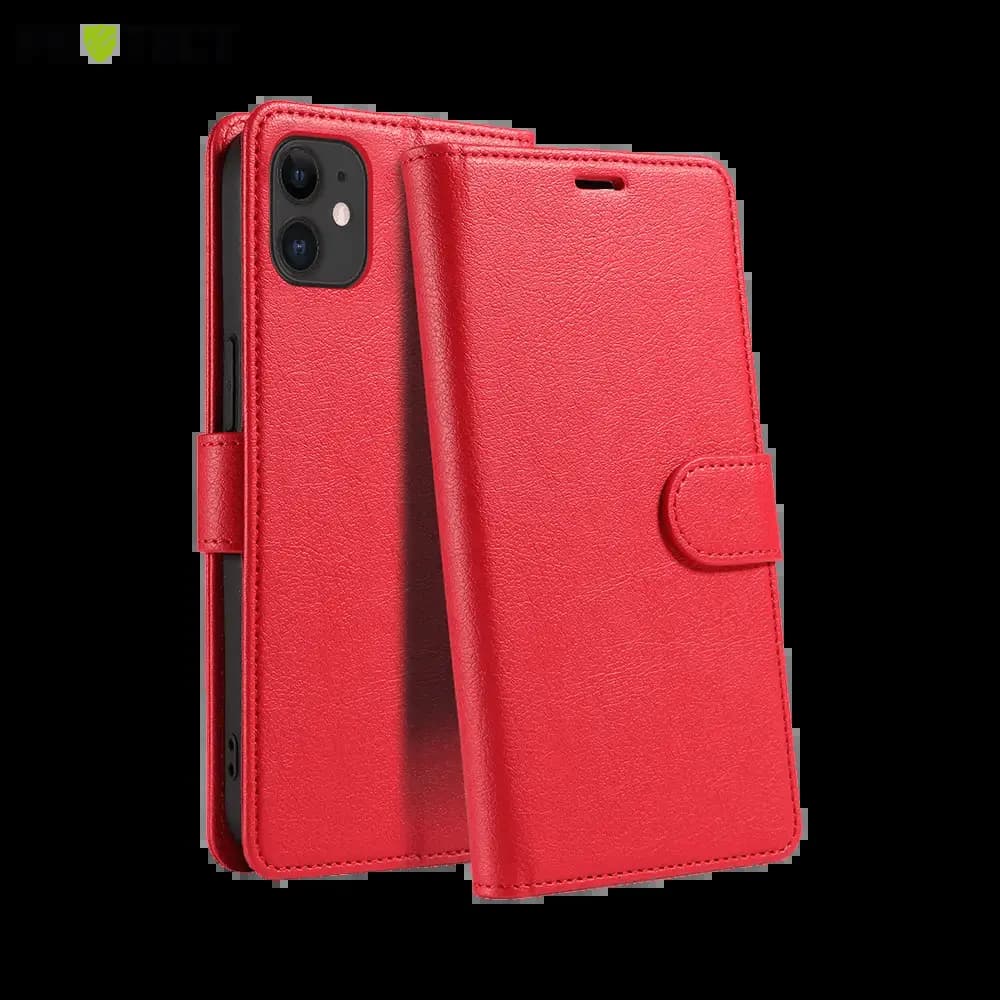 Housse folio anti-RFID iPhone 11 – PROTECT IP011 Rouge
