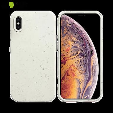 Coque bio iPhone XS Max - PROTECT Blanc