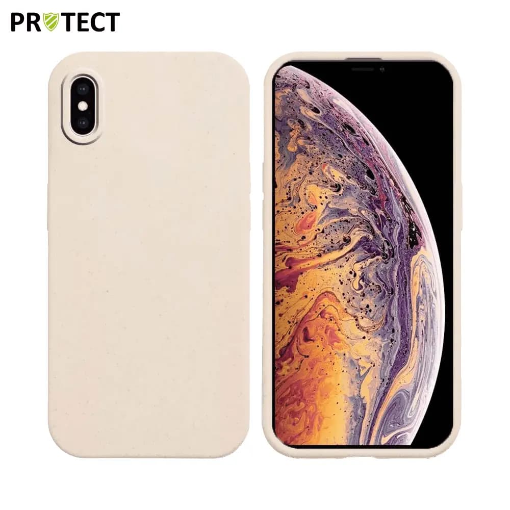 Coque bio iPhone XS Max - PROTECT Rose