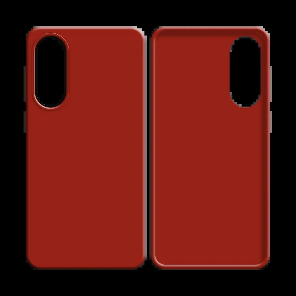 Coque Silicone Compatible pour Samsung Galaxy S25 Edge Rouge - Vue 2