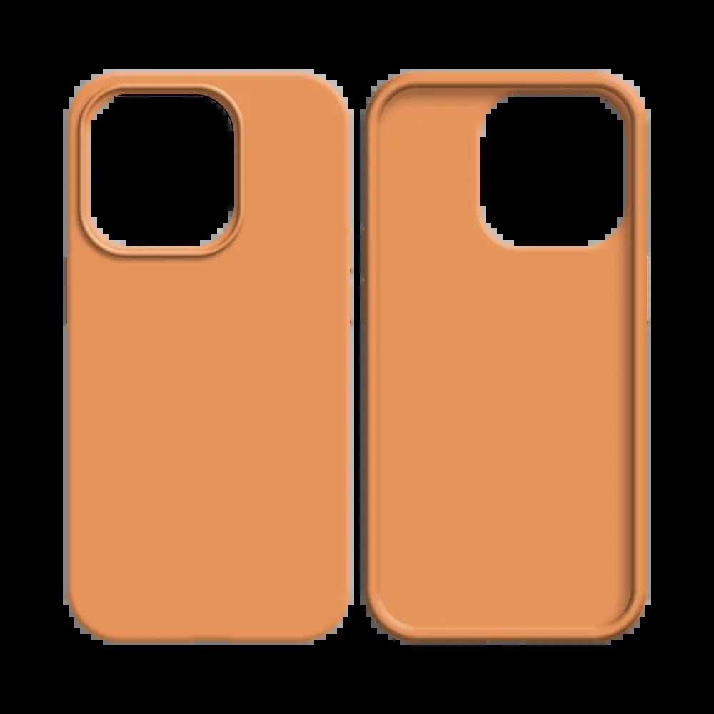 Coque silicone iPhone 14 Plus - Corail - Vue 2
