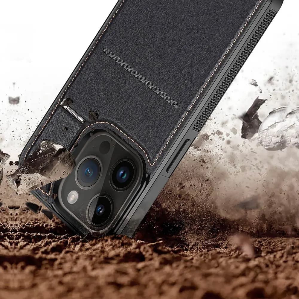Coque de Protection Dux Ducis pour Apple iPhone 13 Pro Noir - Vue 4