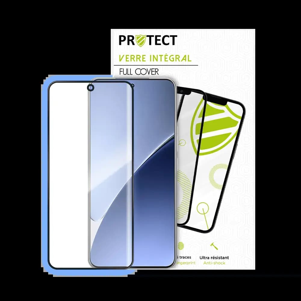 Verre trempé intégral 5D 9H – protection écran Xiaomi 15 Pro – PROTECT Noir