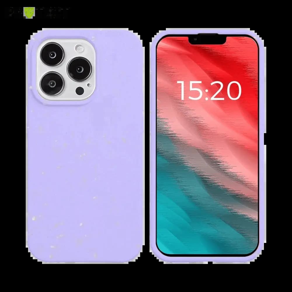 Coque bio iPhone 14 Pro Max - PROTECT Violet Clair
