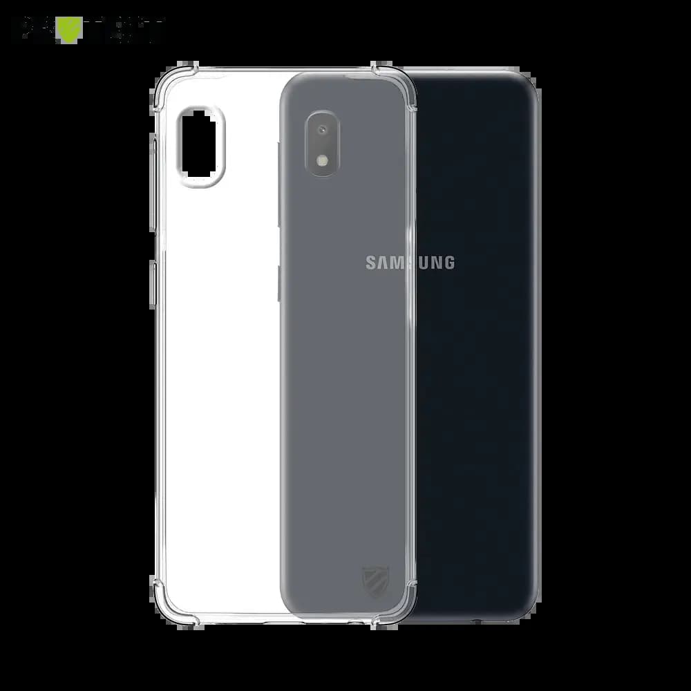 Coque antichoc renforcée silicone Samsung Galaxy A11 PROTECT - Transparent
