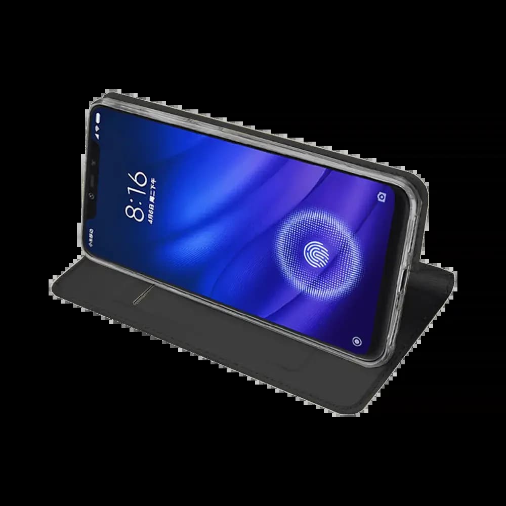 Housse folio Xiaomi Mi 8 Pro porte-carte - Dux Ducis Skin Pro Noir