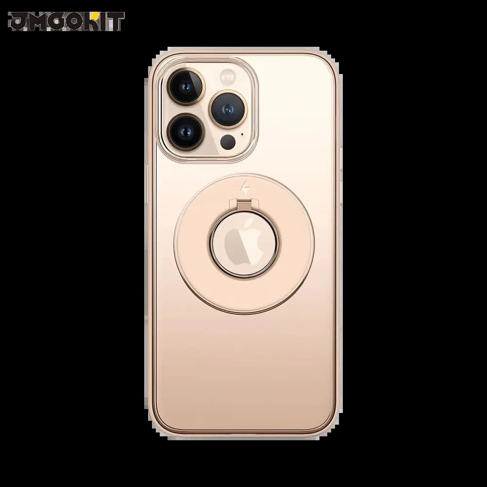 Coque MagSafe iPhone 12 Pro avec support anneau - JMGOKIT King Or