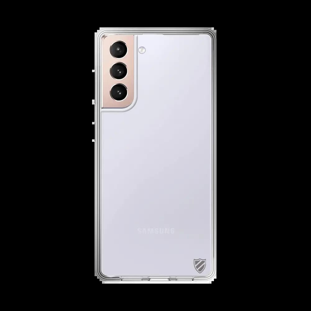 Coque silicone Samsung Galaxy S21 5G - PROTECT Transparent - Vue 2