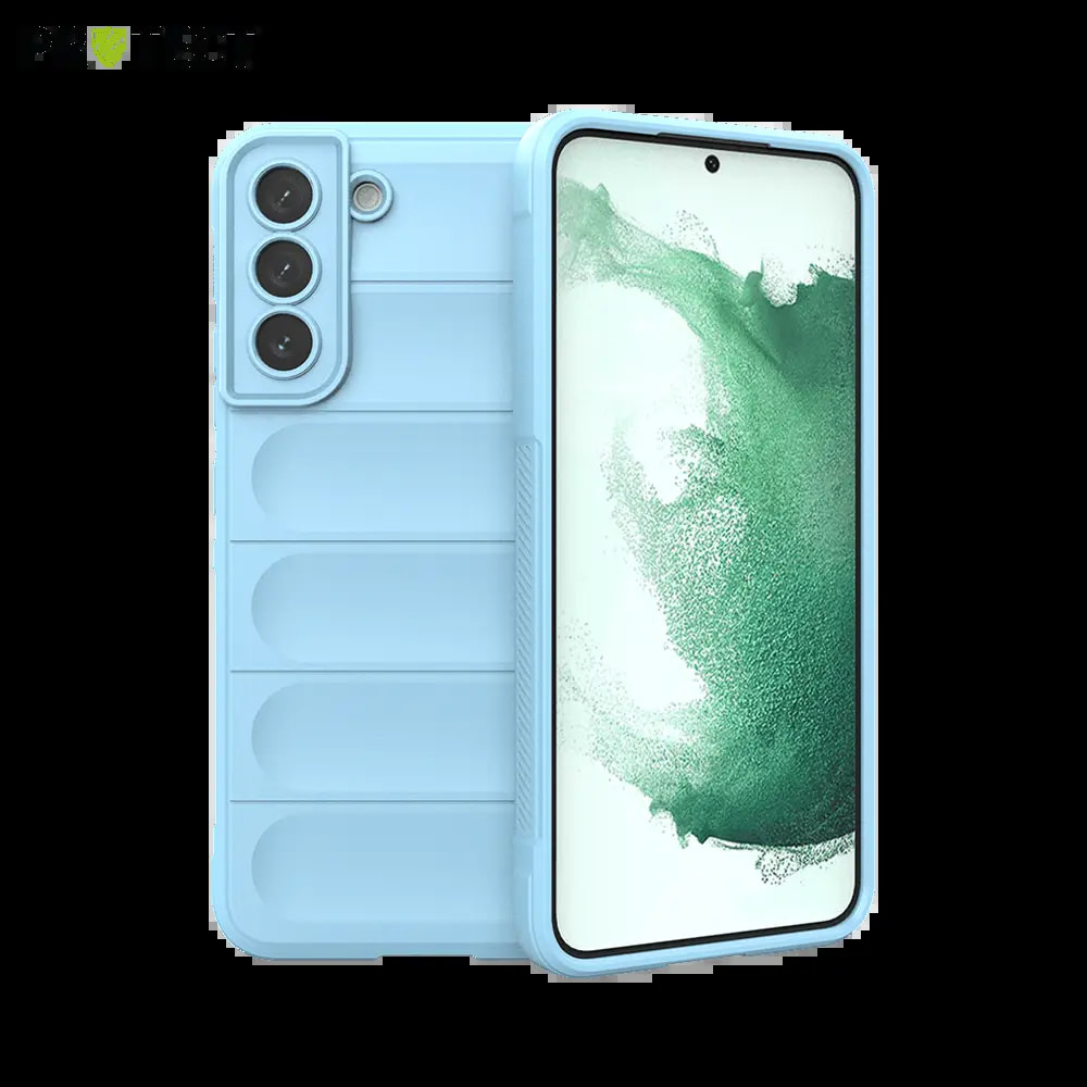 Coque de protection antichoc renforcée Samsung Galaxy S22+ - PROTECT IX008 Bleu Clair