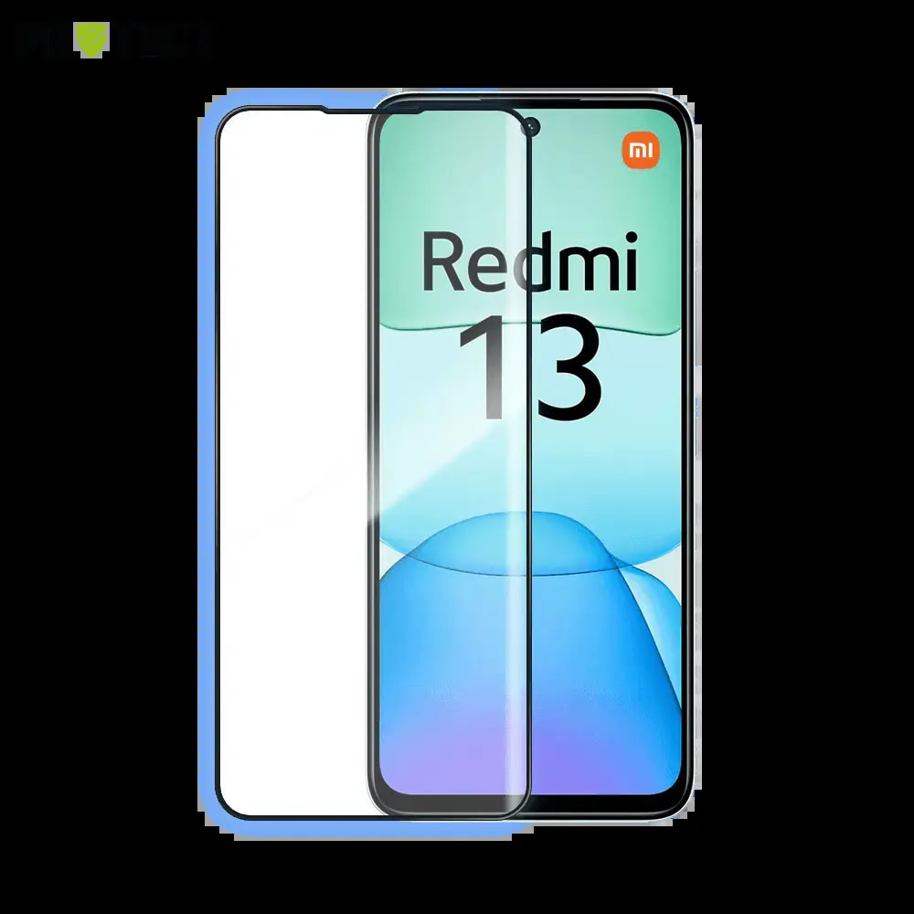 Verre trempé intégral Xiaomi Redmi 13 4G protection écran 9H - PROTECT Noir