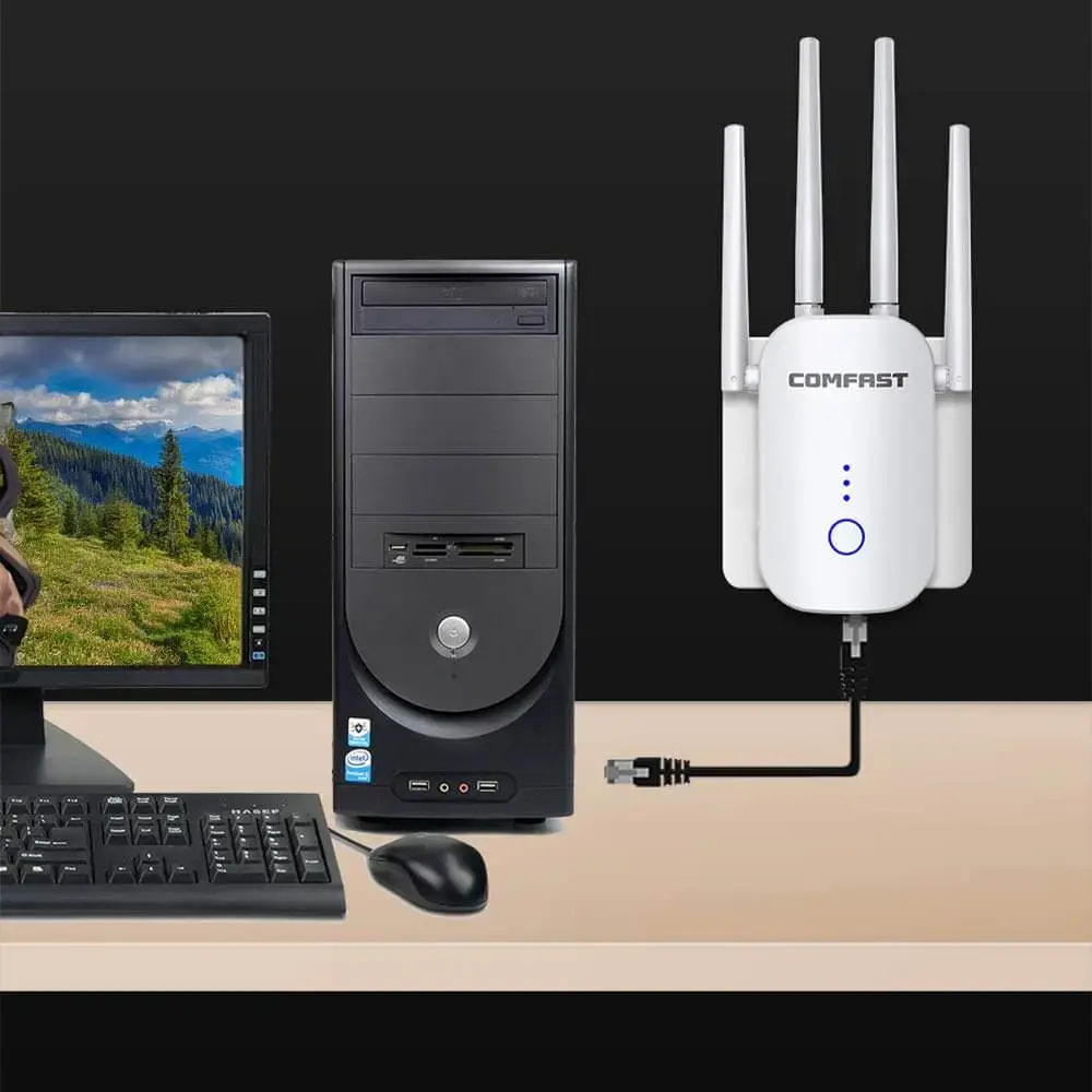 Répéteur Wifi Comfast (1200 Mbps) - Vue 2