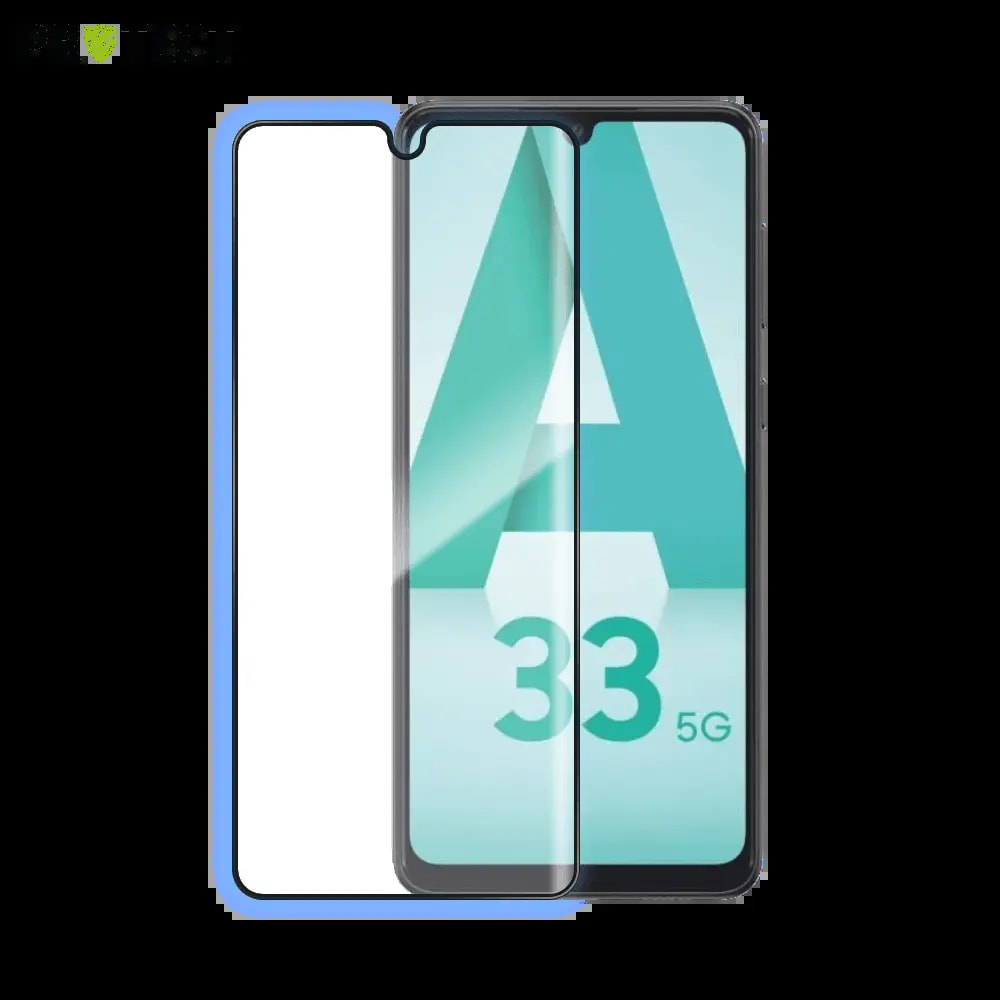 Verre trempé intégral Samsung Galaxy A33 5G protection écran 9H - PROTECT Noir