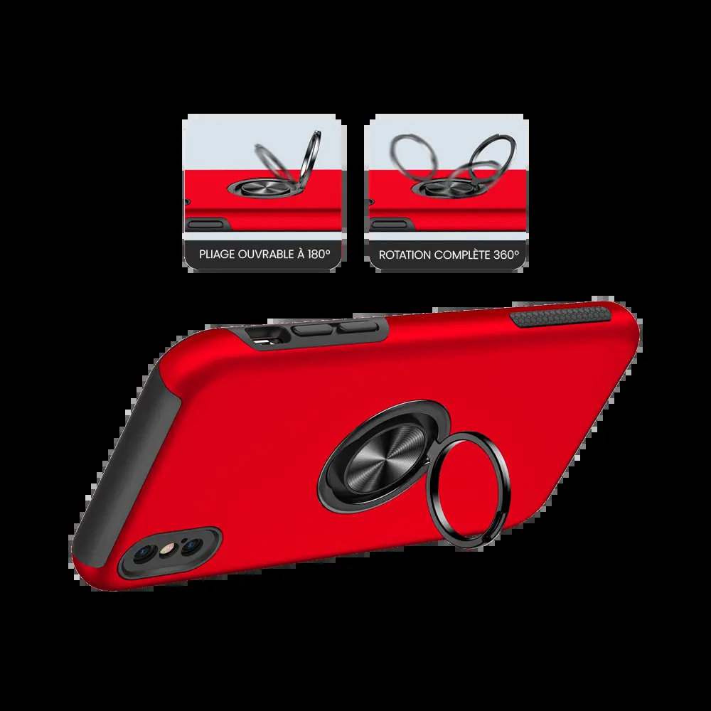 Coque de Protection PROTECT IE013 pour Apple iPhone X/iPhone XS Rouge - Vue 3