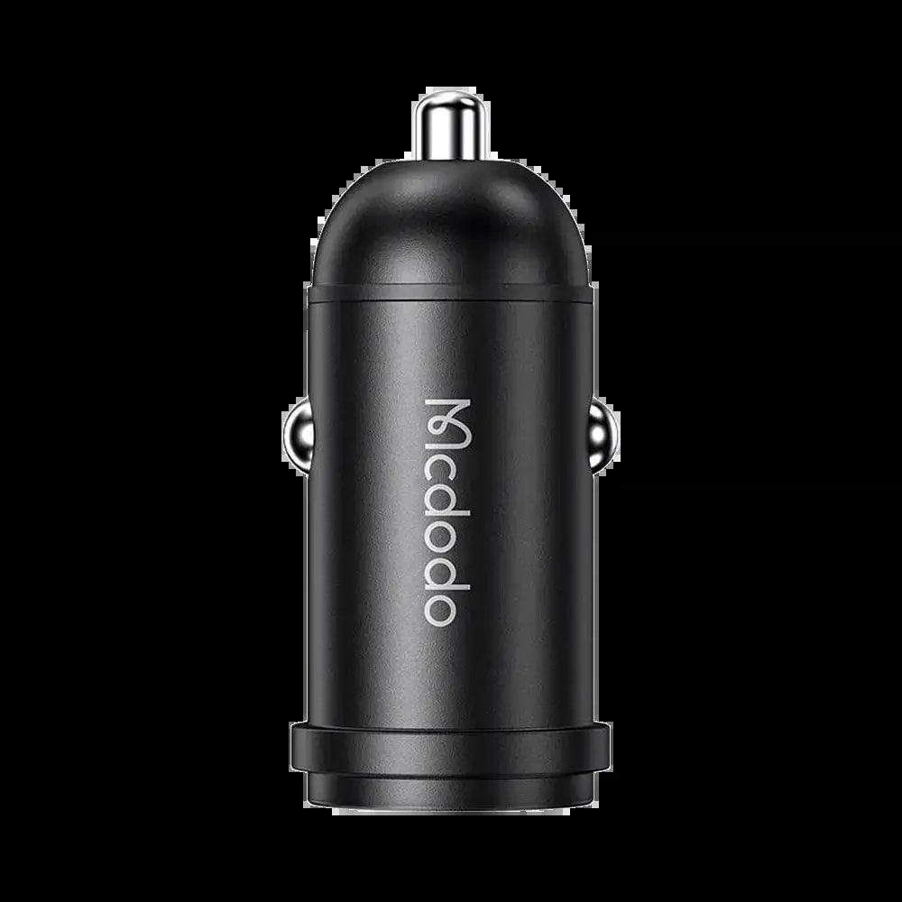 Chargeur allume-cigare 30W charge rapide avec Câble USB-C 1.2m - Mcdodo CC-7493 Noir - Vue 4