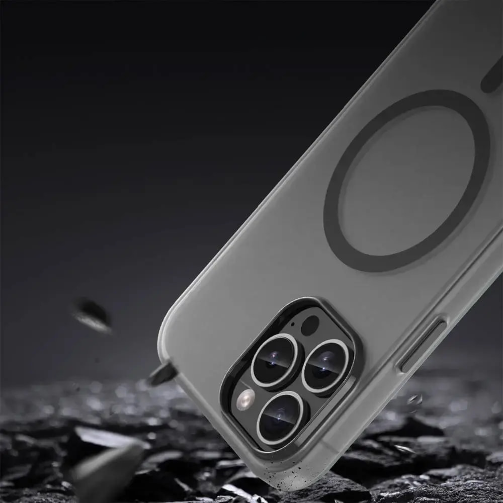 Coque MagSafe bi-matière iPhone 13 Pro - PROTECT MF-006 Noir - Vue 4