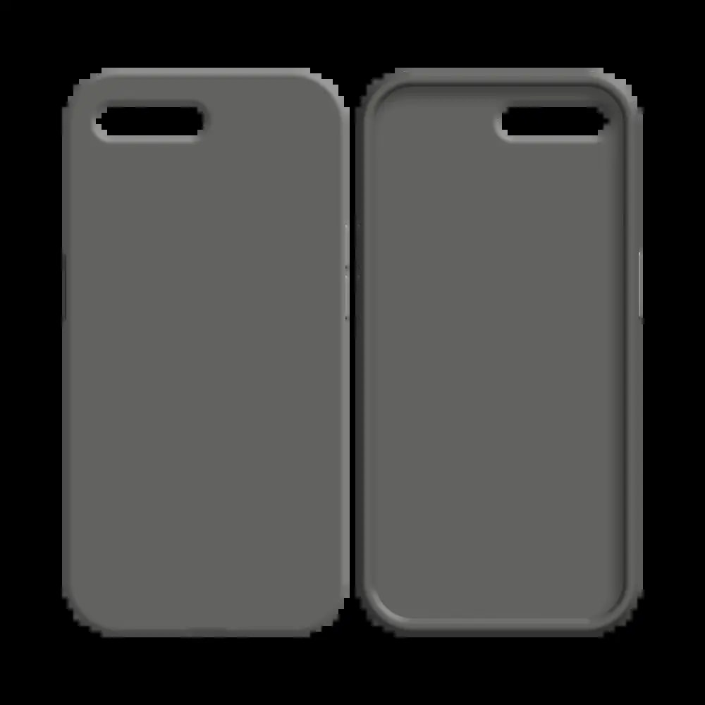 Coque silicone iPhone 7 Plus / 8 Plus - Gris Foncé - Vue 2