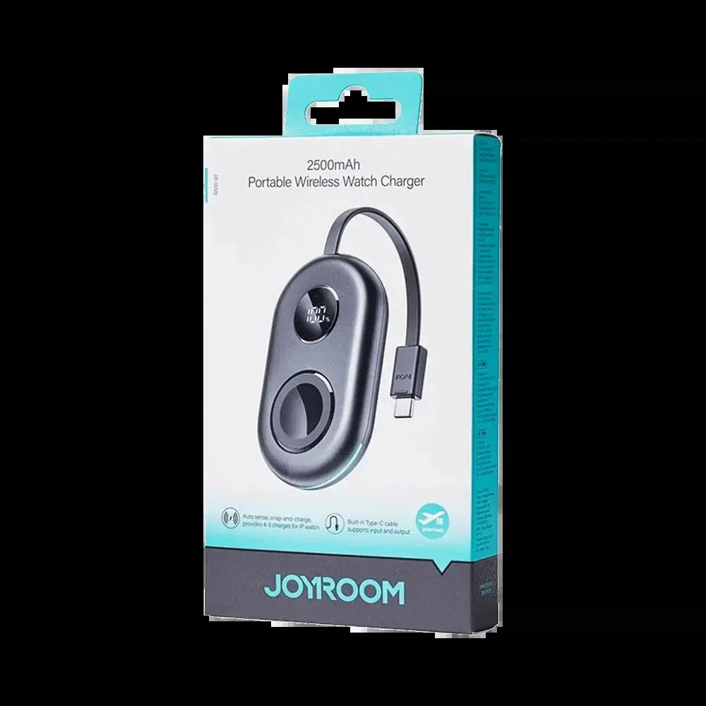 Chargeur montre connectée 2500mAh magnétique avec câble USB-C - Joyroom JR-W09 Noir - Vue 4