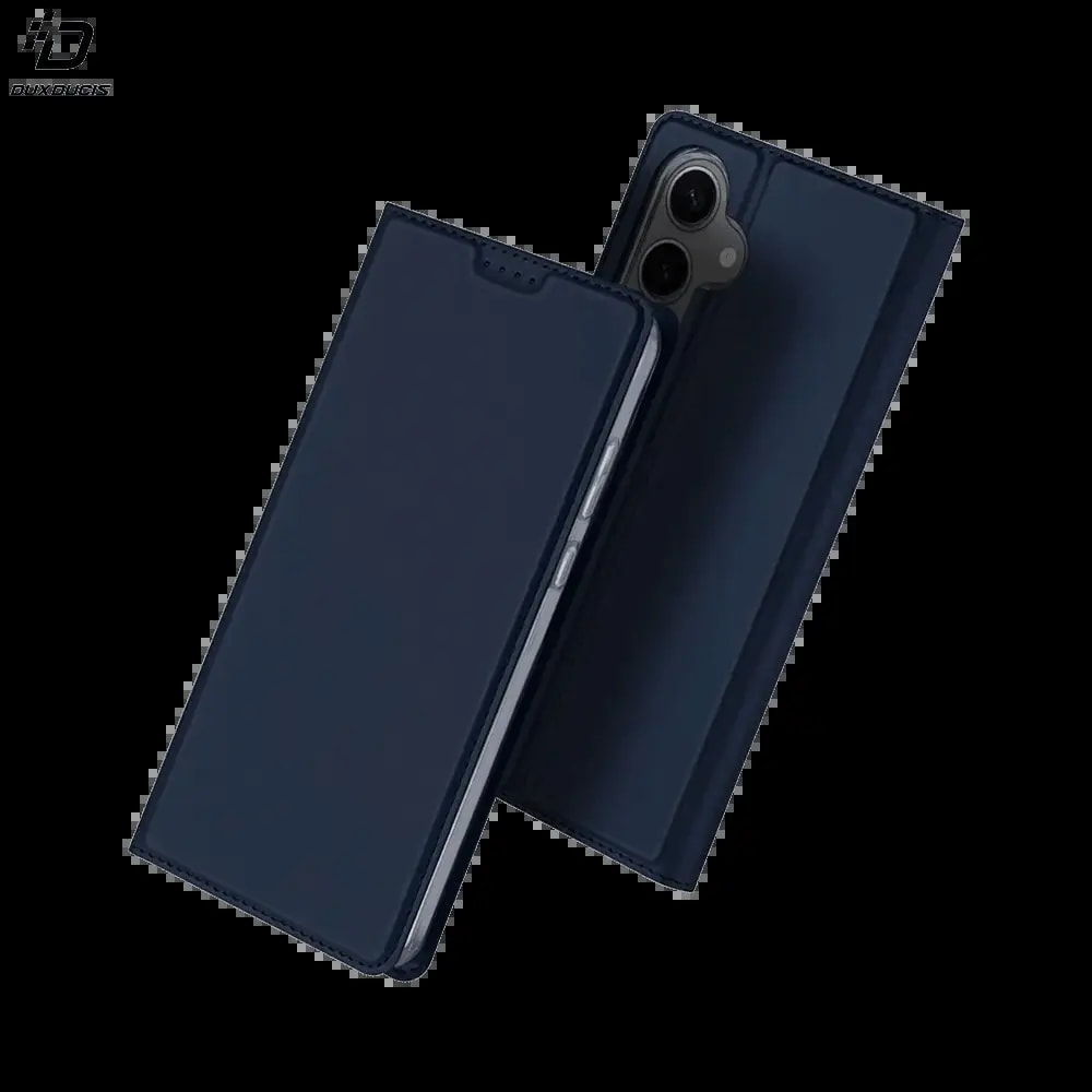 Housse folio Samsung Galaxy S24 FE porte-carte - Dux Ducis Skin Pro Bleu