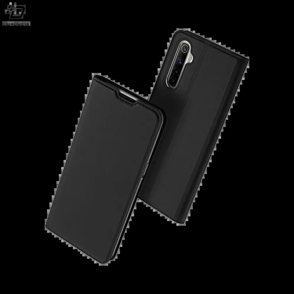 Housse folio Realme 6 porte-carte - Dux Ducis Skin Pro Noir