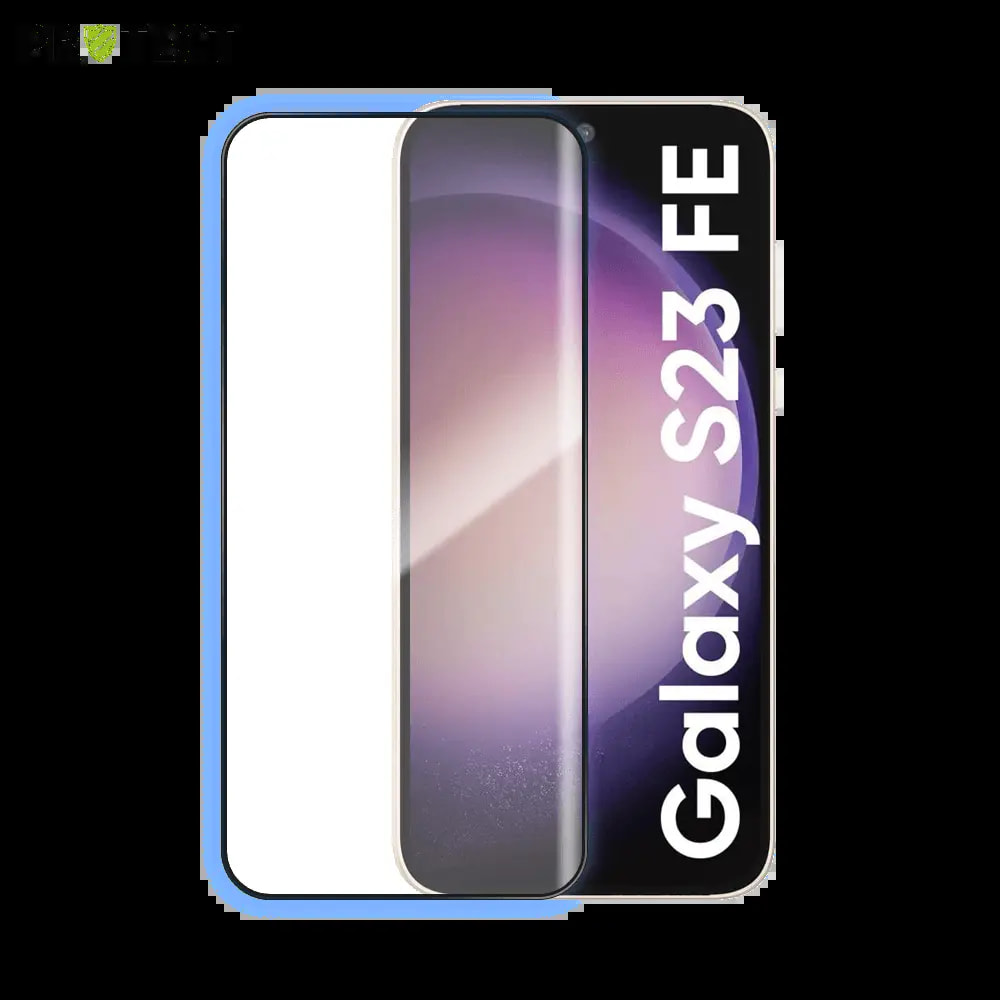 Verre trempé intégral Samsung Galaxy S23 FE protection écran 9H - PROTECT Noir