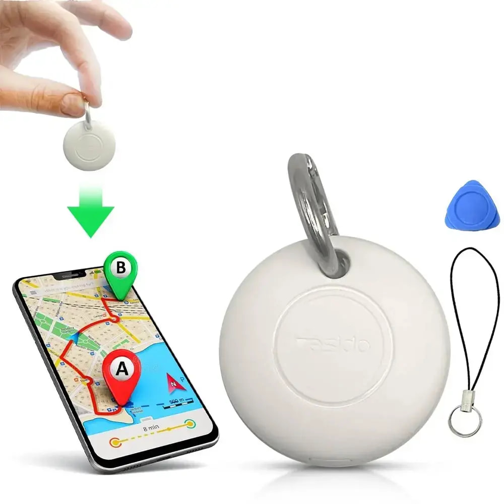Traceur GPS Yesido avec Apple Find My Blanc - Vue 2