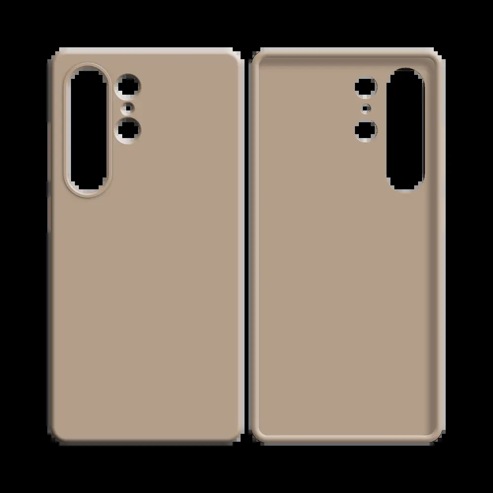 Coque silicone Samsung Galaxy S25 Ultra - Rose Gold - Vue 2