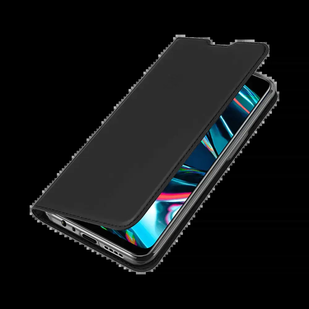 Housse folio Realme 7 Pro porte-carte - Dux Ducis Skin Pro Noir - Vue 3
