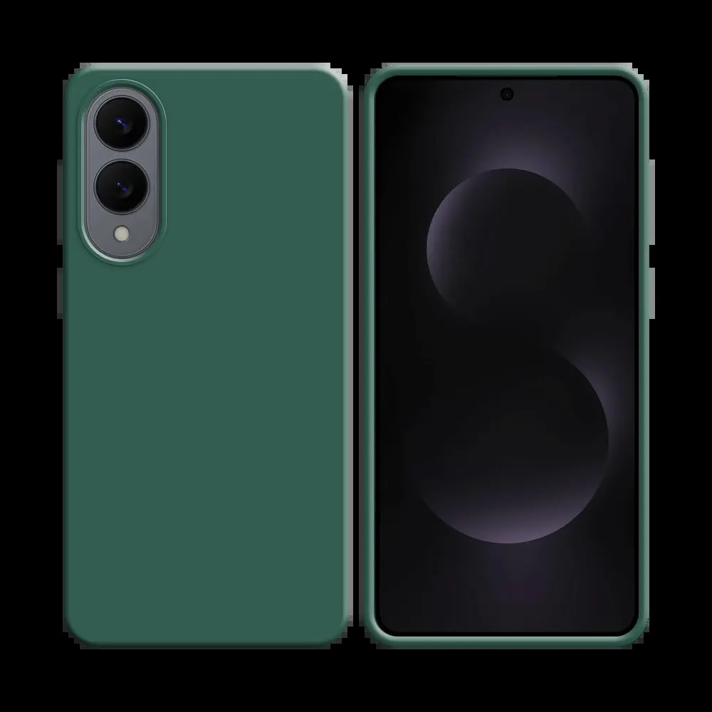 Coque silicone Samsung Galaxy S25 Edge - Vert Foncé