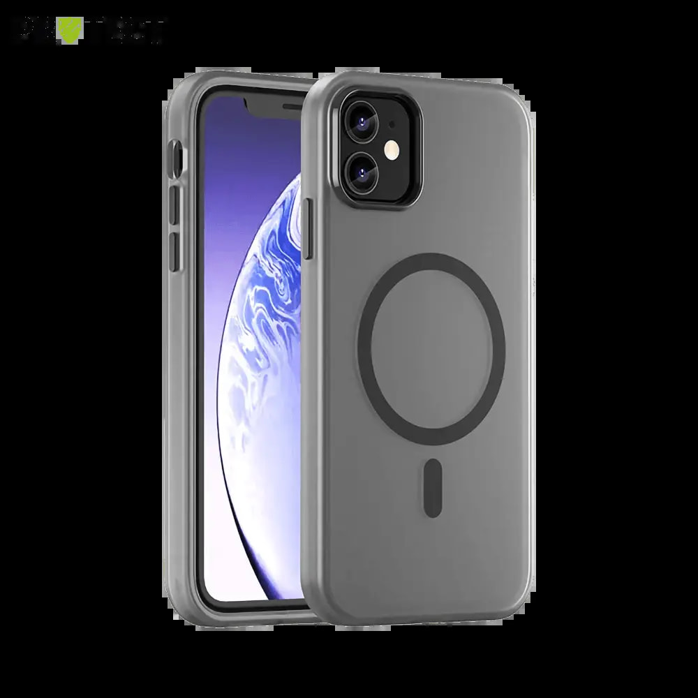 Coque MagSafe bi-matière iPhone 11 - PROTECT MF-006 Noir