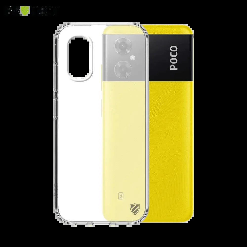 Coque silicone Xiaomi Poco M4 5G PROTECT - Transparent