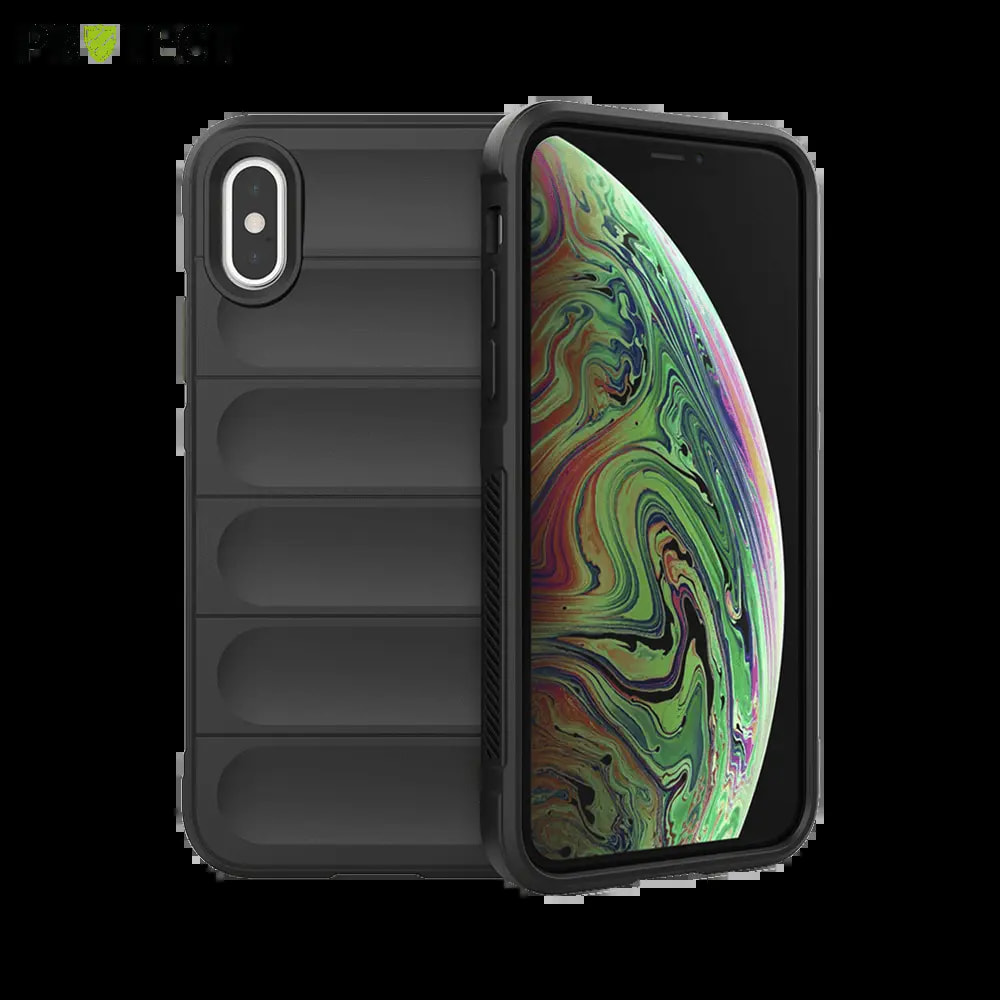 Coque de protection antichoc renforcée iPhone X / XS - PROTECT IX008 Noir