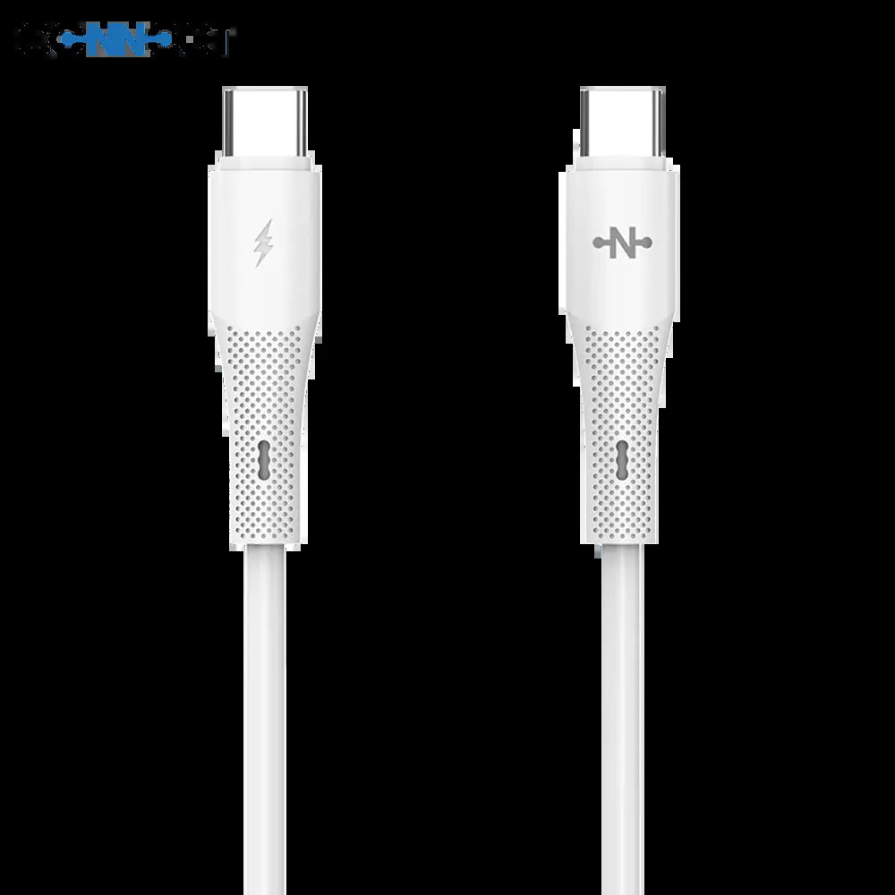Câble USB-C vers USB-C 36W charge rapide (1m) - CONNECT Blanc