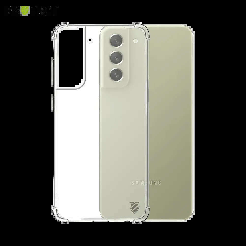 Coque antichoc renforcée transparente Samsung Galaxy S21 FE - silicone PROTECT
