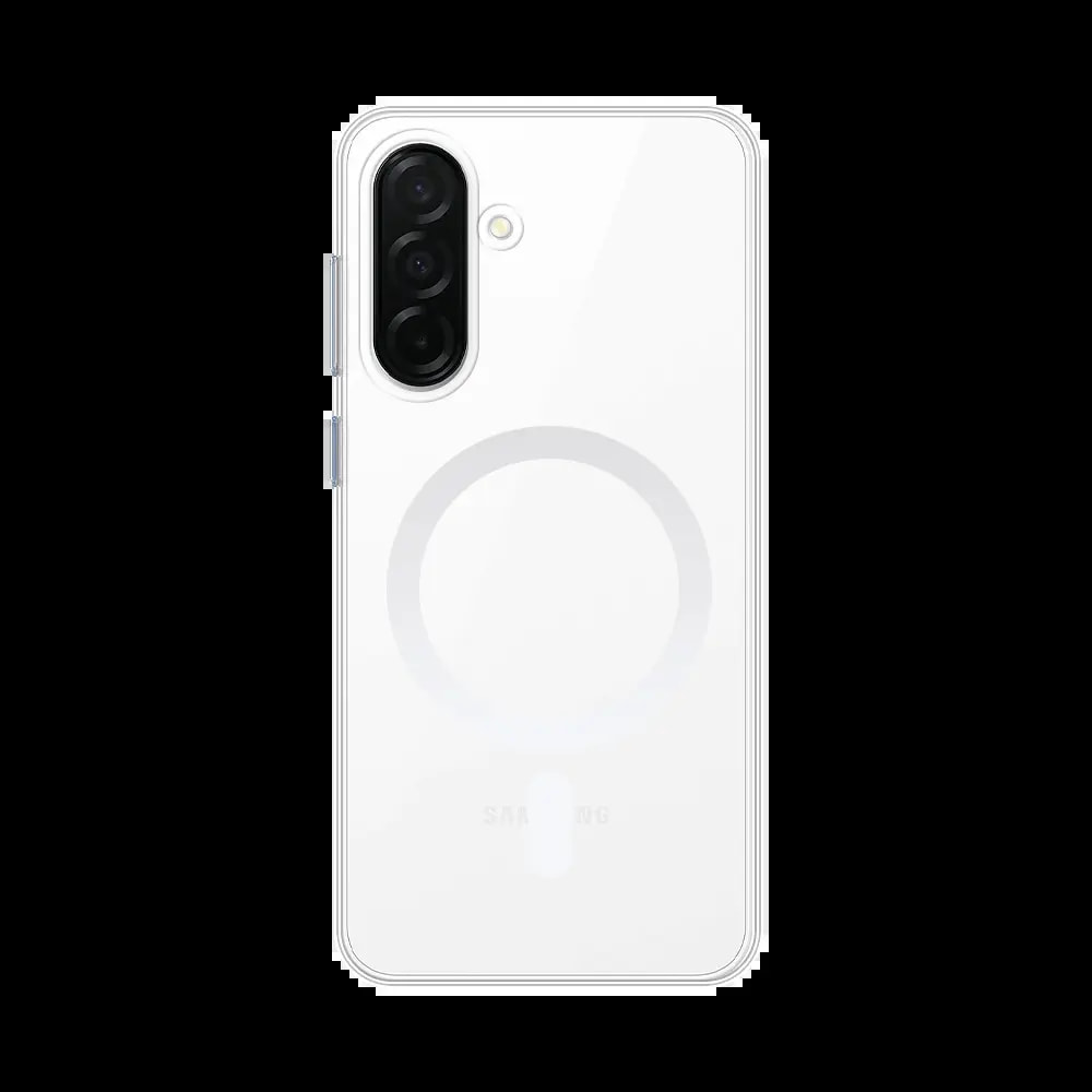 Coque MagSafe silicone transparente Samsung Galaxy A26 5G - Vue 2