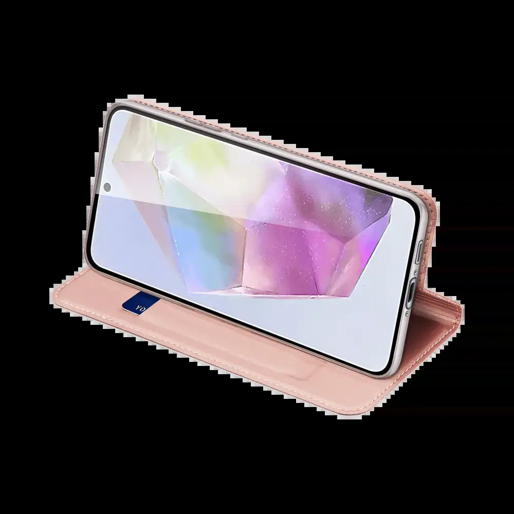 Housse folio pour Samsung Galaxy A36 5G / Galaxy A56 5G - Dux Ducis Skin Pro Noir - Vue 4