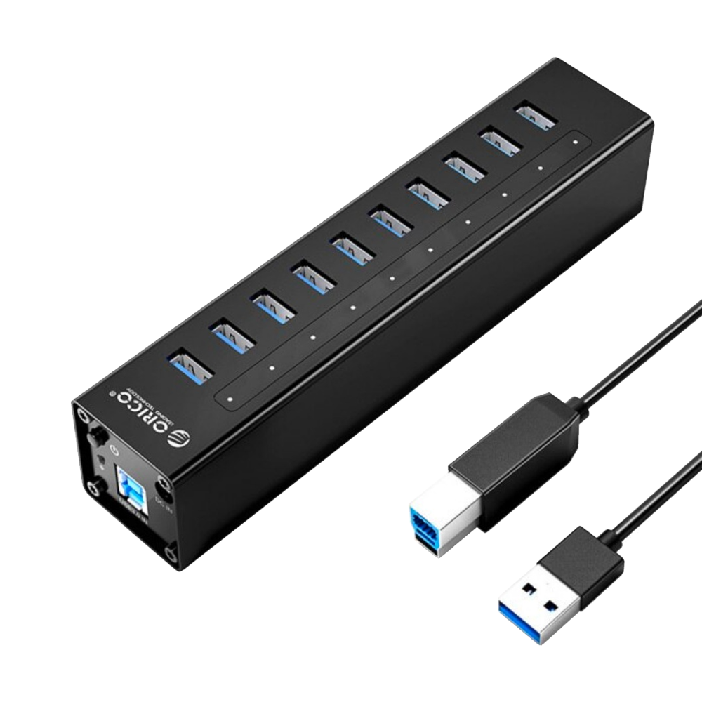 Hub Orico (10x USB) Noir