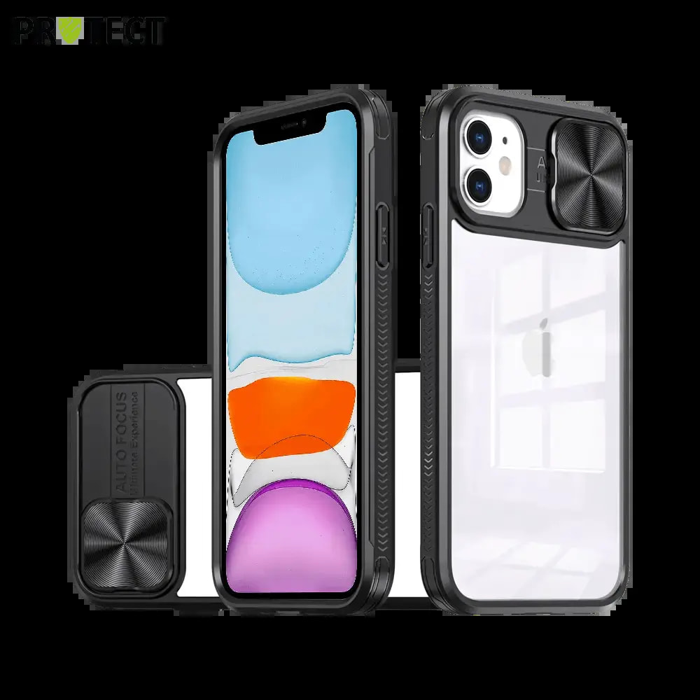 Coque iPhone 11 avec cache caméra - PROTECT IE027 Noir