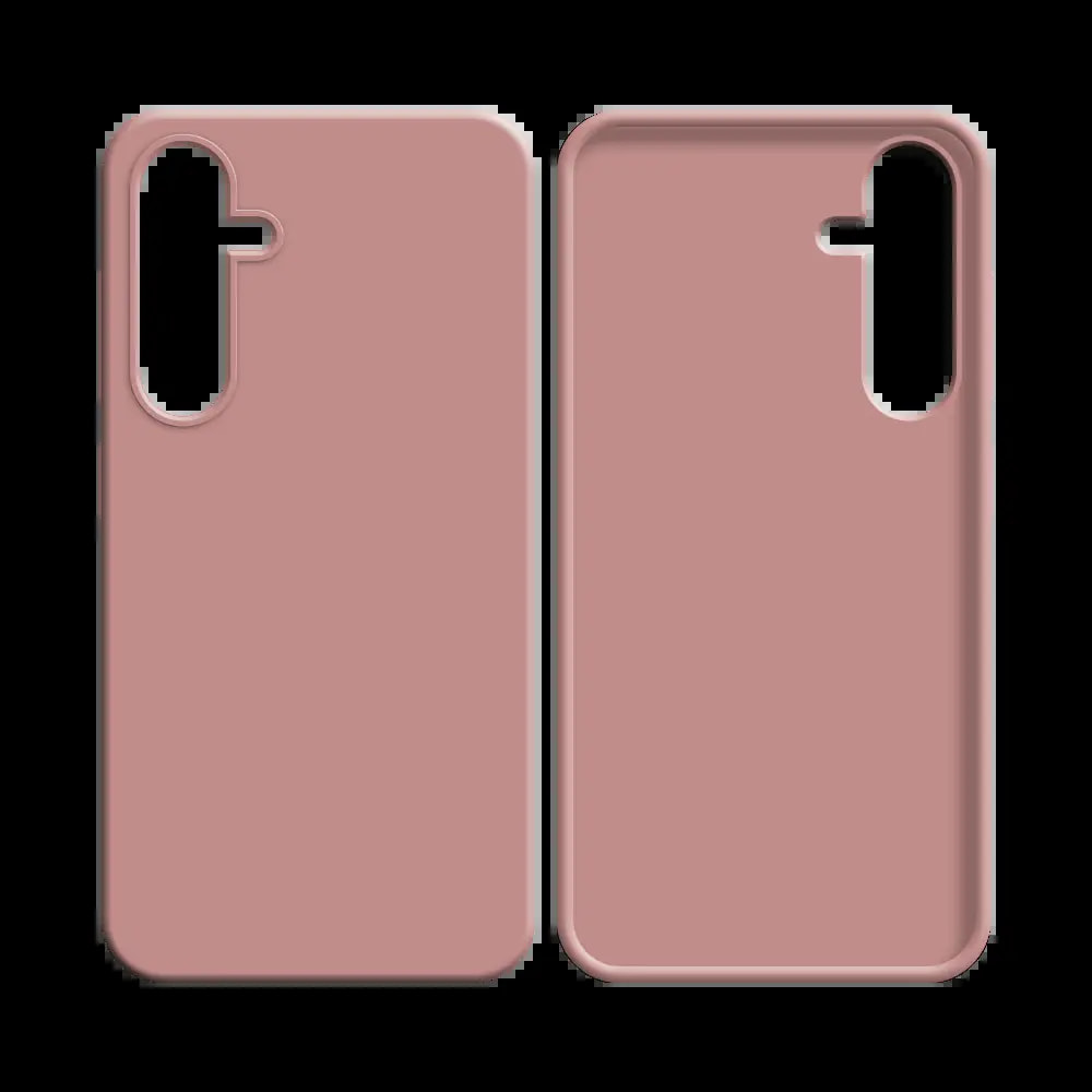 Coque silicone Samsung Galaxy S24 Plus 5G - Rose - Vue 2