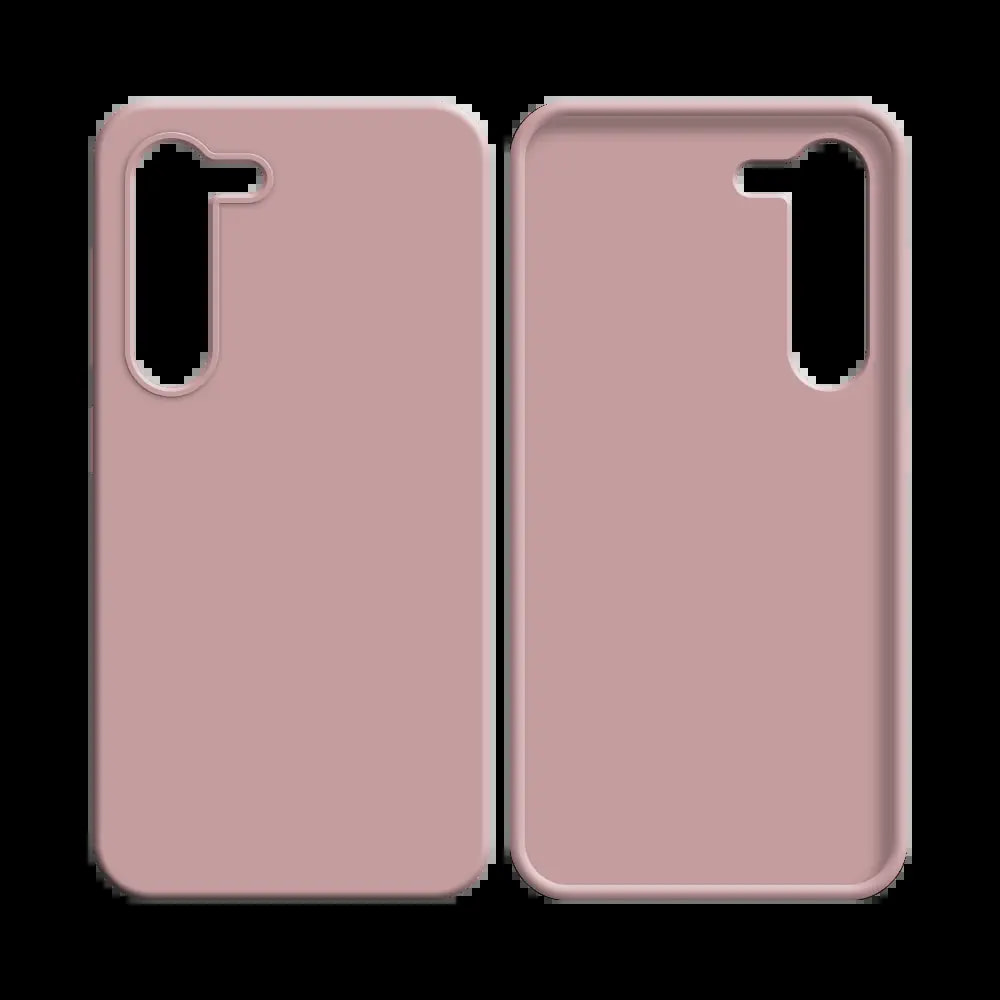Coque silicone Samsung Galaxy S23 Plus 5G - Rose - Vue 2