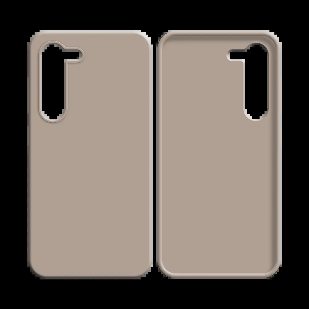 Coque silicone Samsung Galaxy S23 Plus 5G - Rose Gold - Vue 2