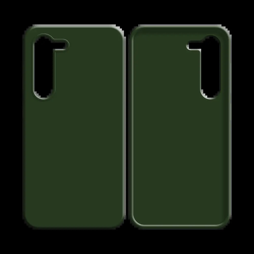 Coque silicone Samsung Galaxy S23+ 5G - Vert Foncé - Vue 2