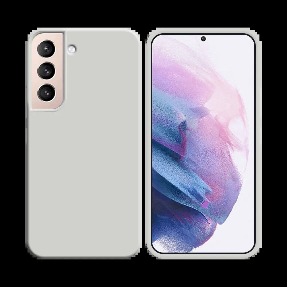 Coque silicone Samsung Galaxy S21 Plus 5G - Blanc