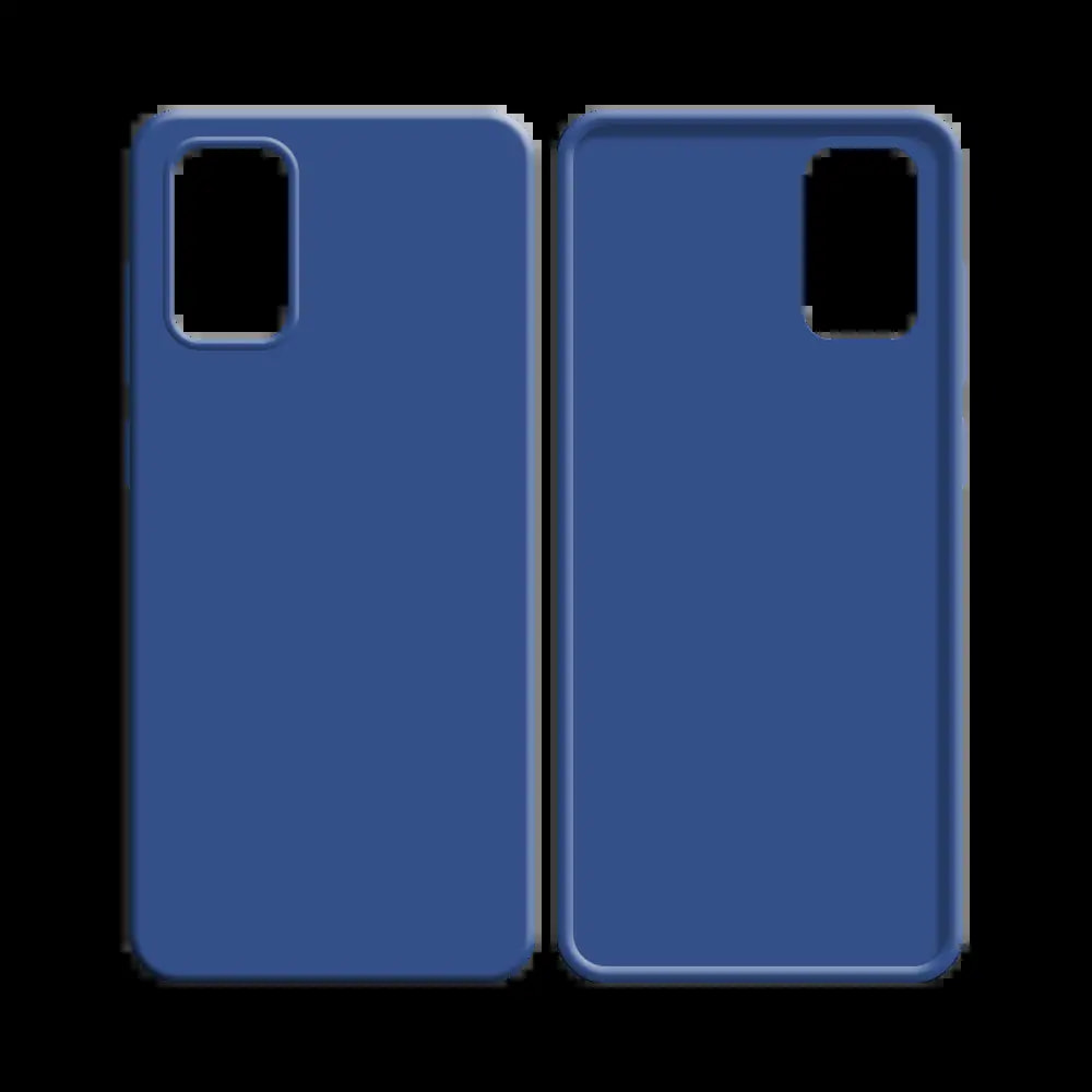 Coque silicone Samsung Galaxy A52 / A52s 5G - Bleu Marine - Vue 2