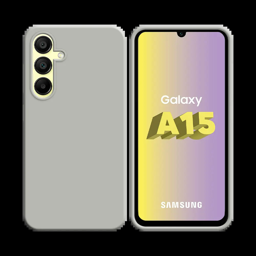 Coque silicone Samsung Galaxy A15 5G - Blanc