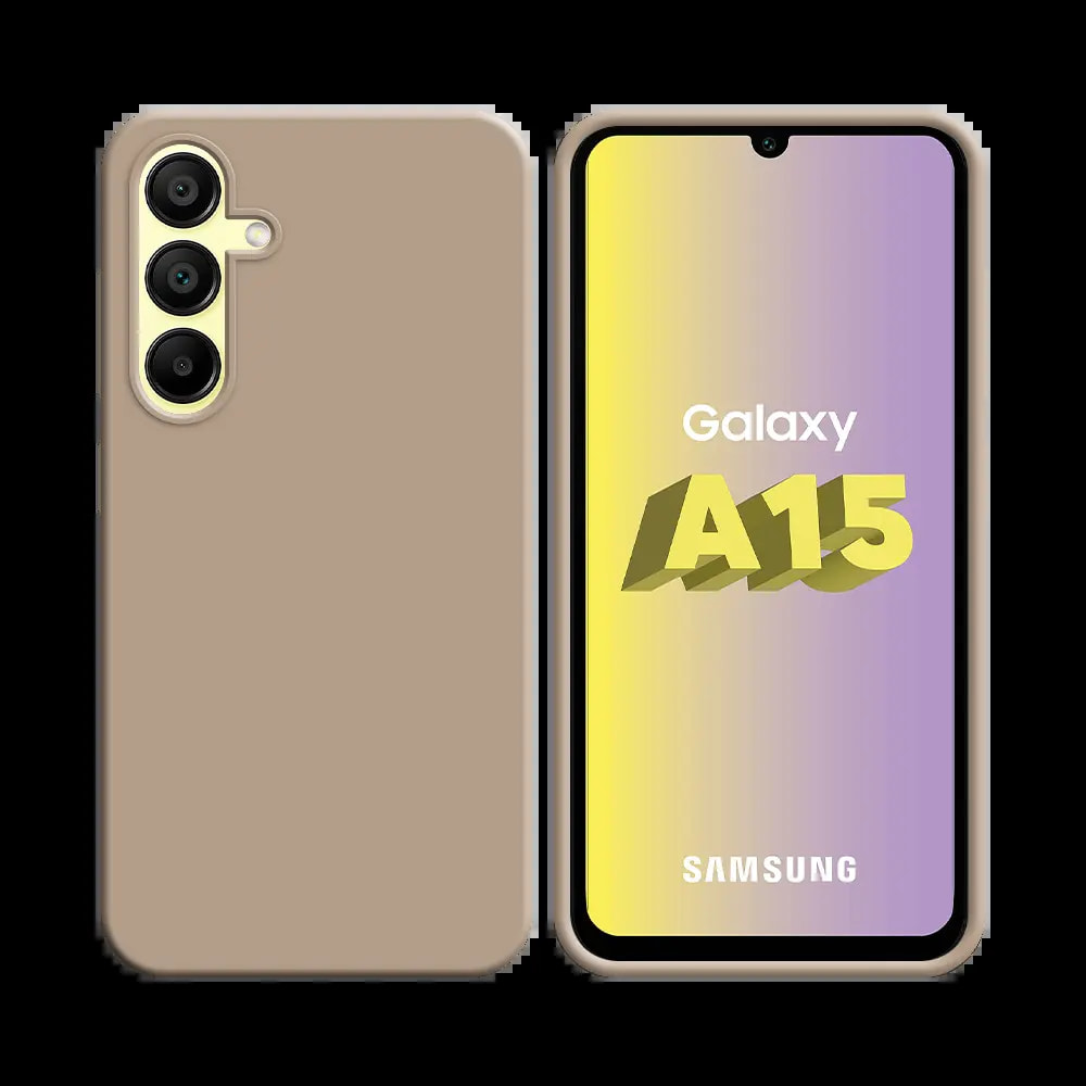 Coque silicone Samsung Galaxy A15 5G - Rose Gold