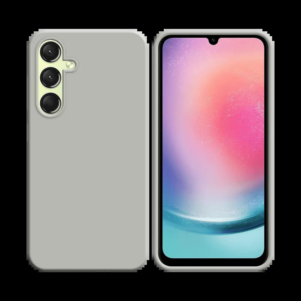 Coque silicone Samsung Galaxy A24 4G - Blanc