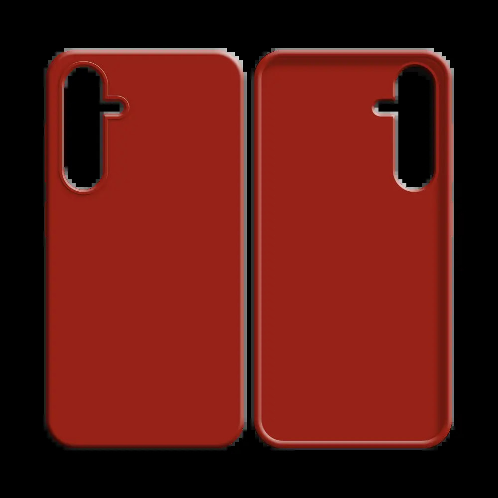 Coque silicone Samsung Galaxy A24 4G - Rouge - Vue 2