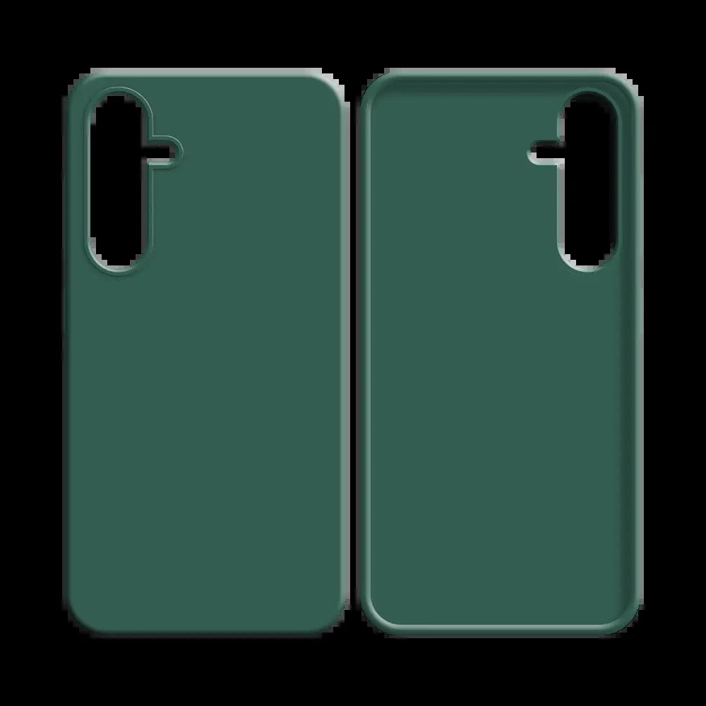 Coque silicone Samsung Galaxy A24 4G - Vert Foncé - Vue 2